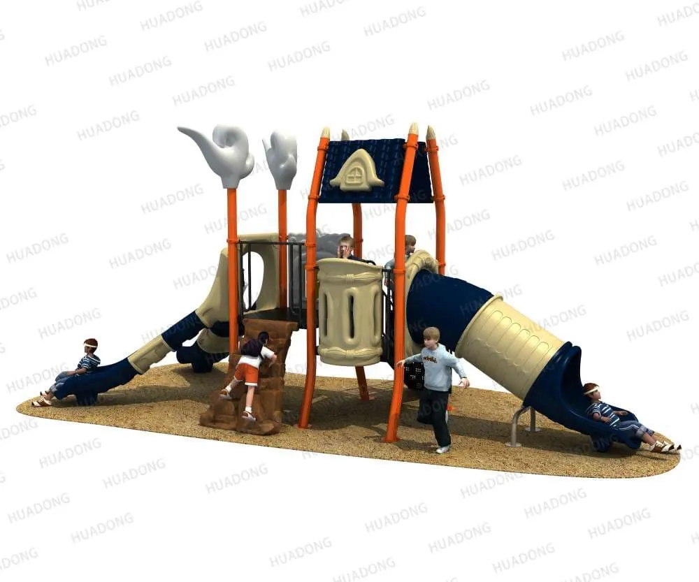 Auspicious Cloud Inverted House HD-HMH013-Children's Slide Slide Combination