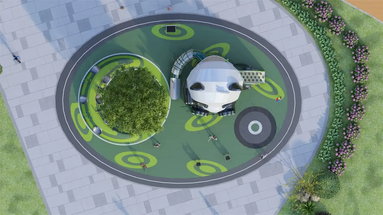 Giant Panda Theme Park HD-QXM027