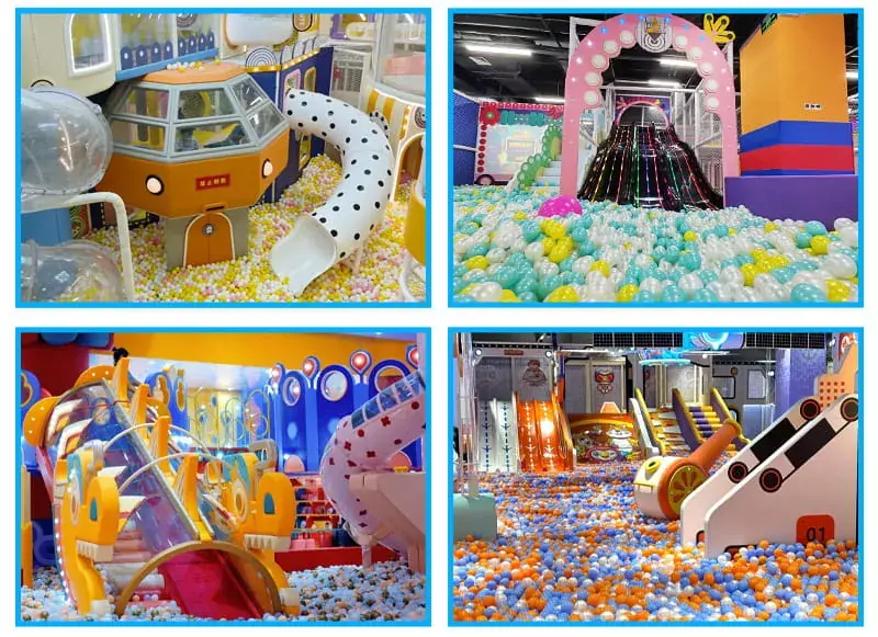 Indoor customizable children's amusement park