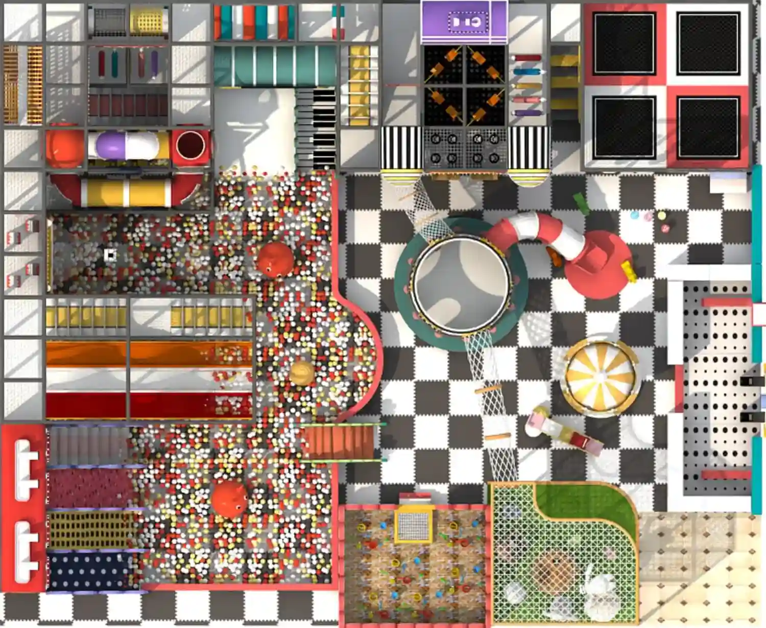 Tech World Series Indoor Naughty Castle Playground HD-TTB131