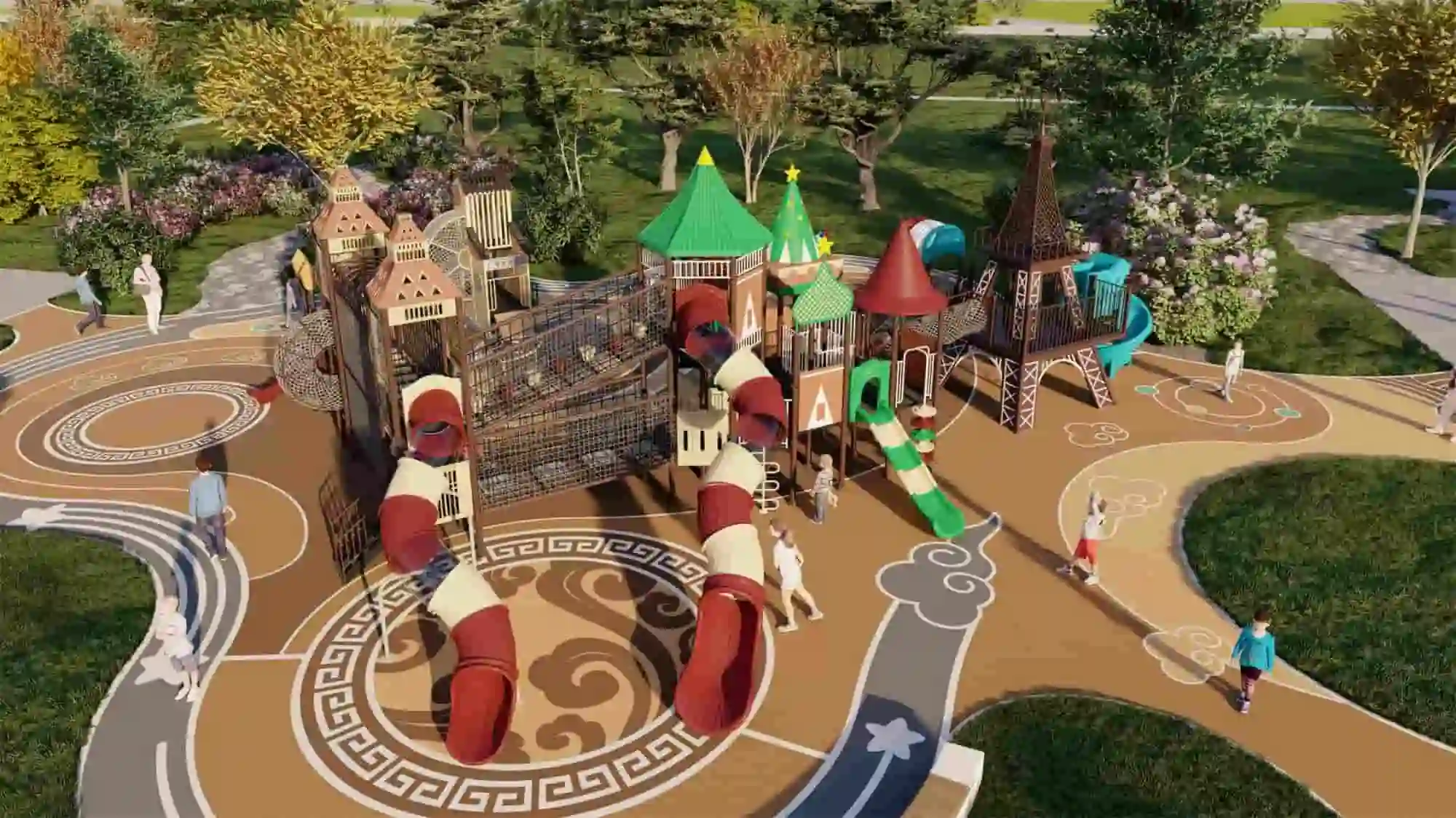 Transnational Dream HD-HKG019-Children‘s Slide Slide Combination