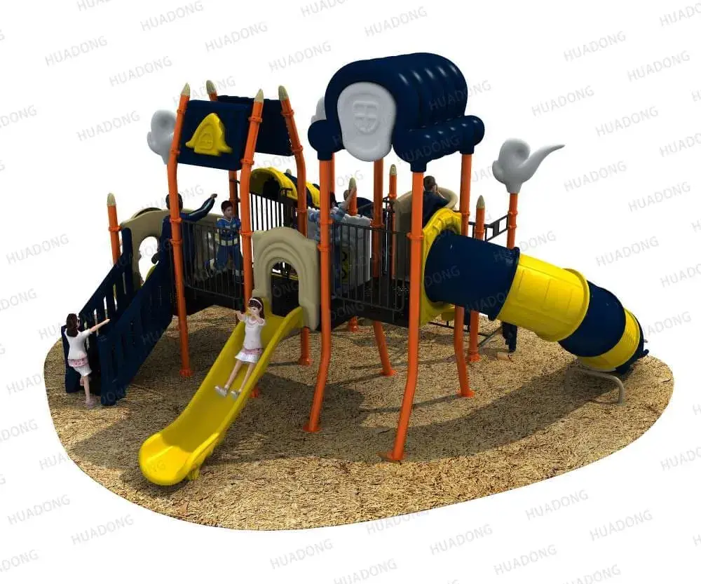 Auspicious Cloud Inverted House HD-HMH005-Children's Slide Slide Combination