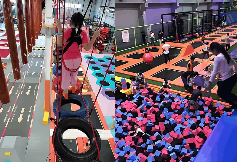 Indoor Trampoline Park Playground