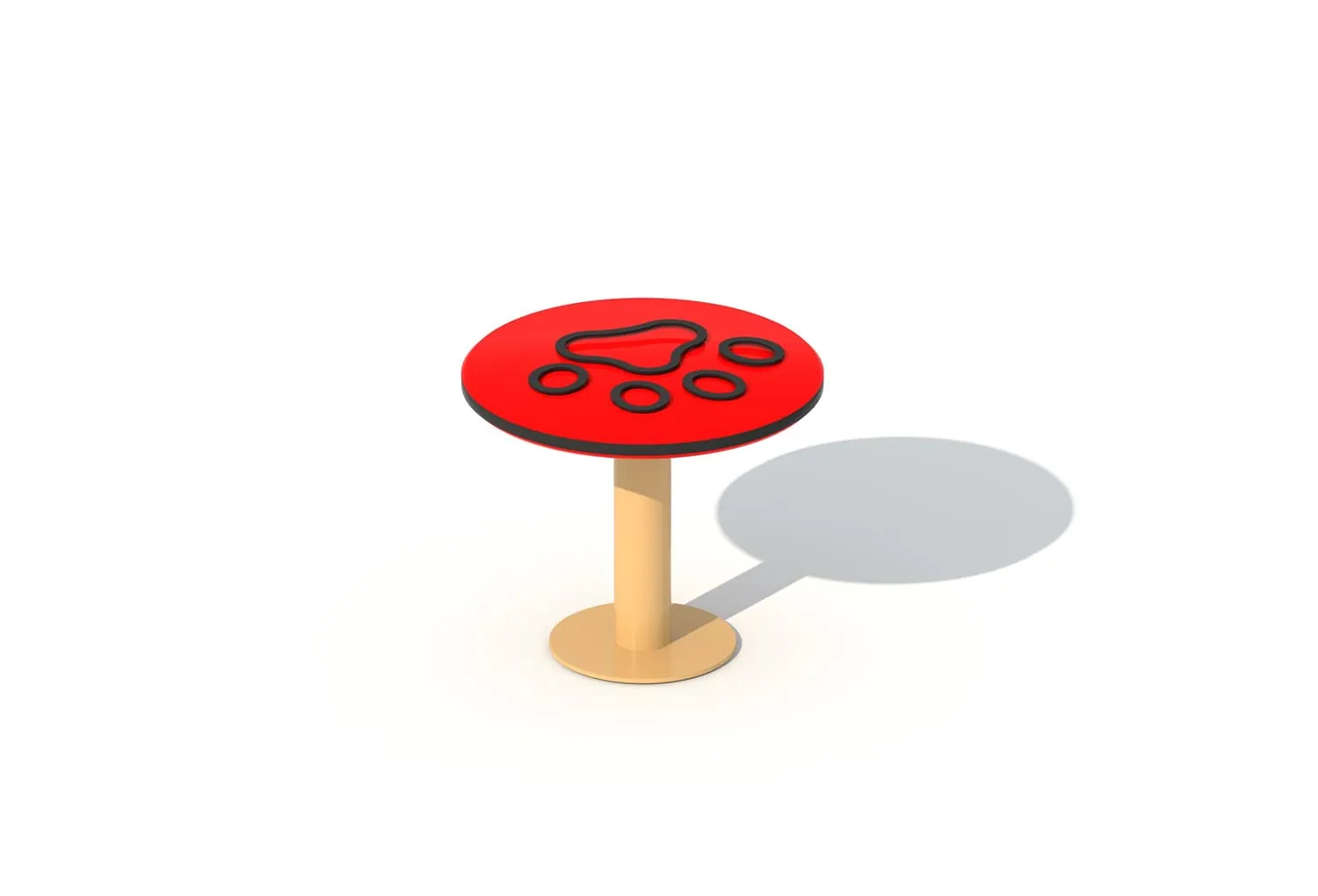 Medium-sized pet jumping platform single platform HD-HCW020