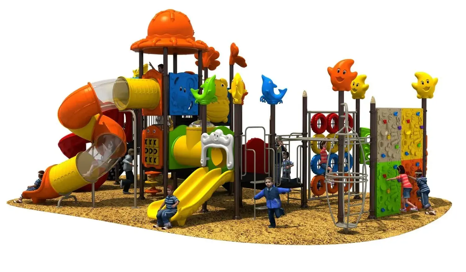 Animal Paradise HD-HDW026 - Children's Slide Slide Combination