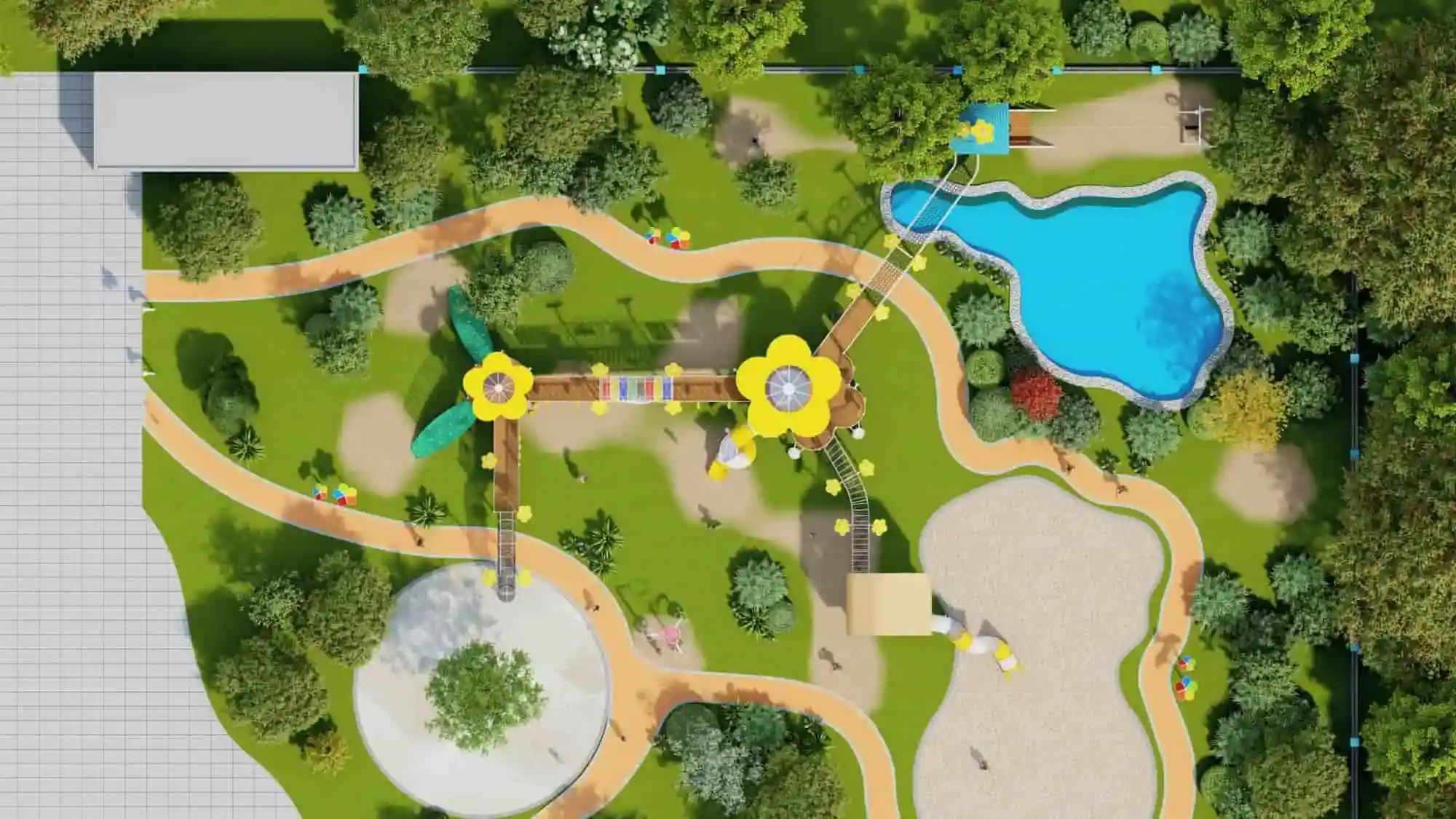 Garden Corridor Theme HD-DZT098
