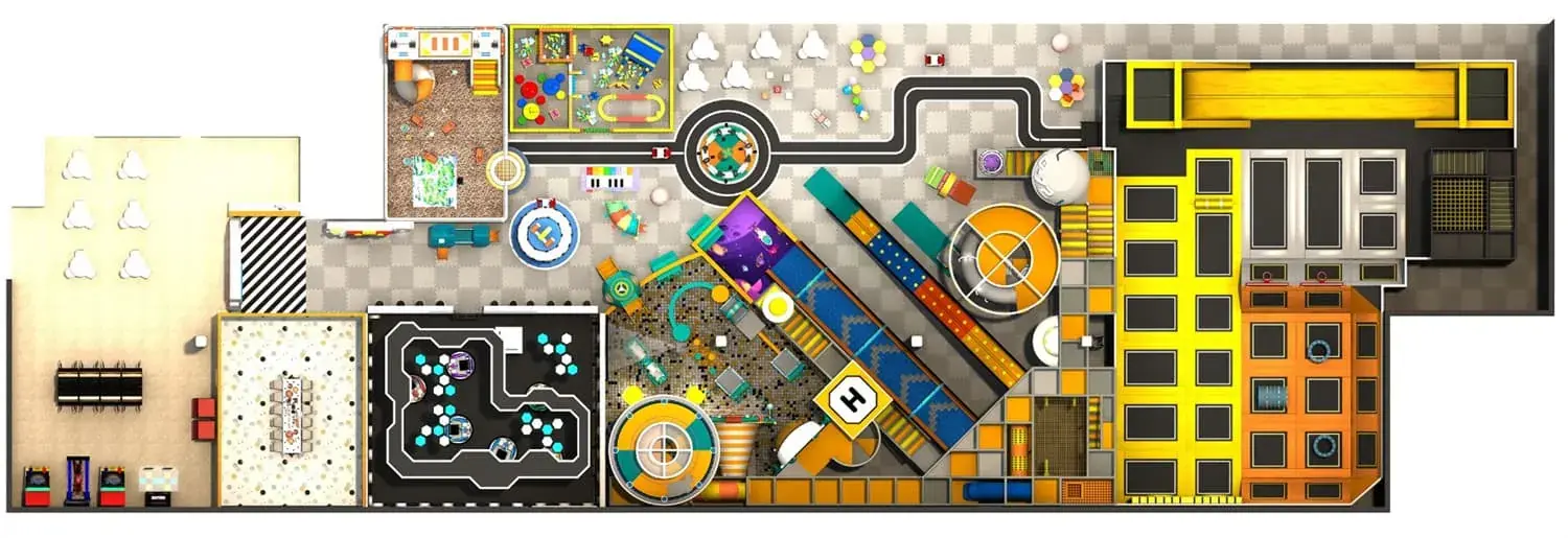 Children's Amusement Park with a Space Exploration Theme HD-TTB123