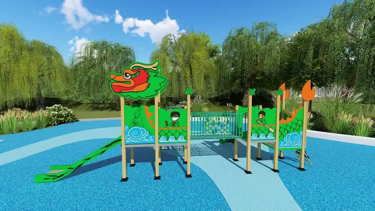 New Product Recommendation|HuaDongPlay Amusement launched the Dragon Boat Festival Dragon Boat Park theme amusement