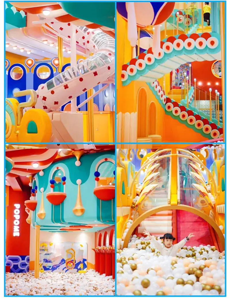 Indoor customizable children's amusement park