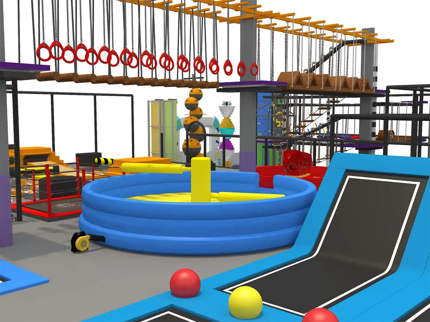 Space Trampoline Children's Park HD-SBC038