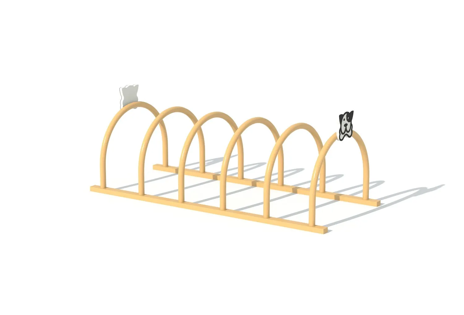 Semi-circle pet agility training tunnel HD-HCW010