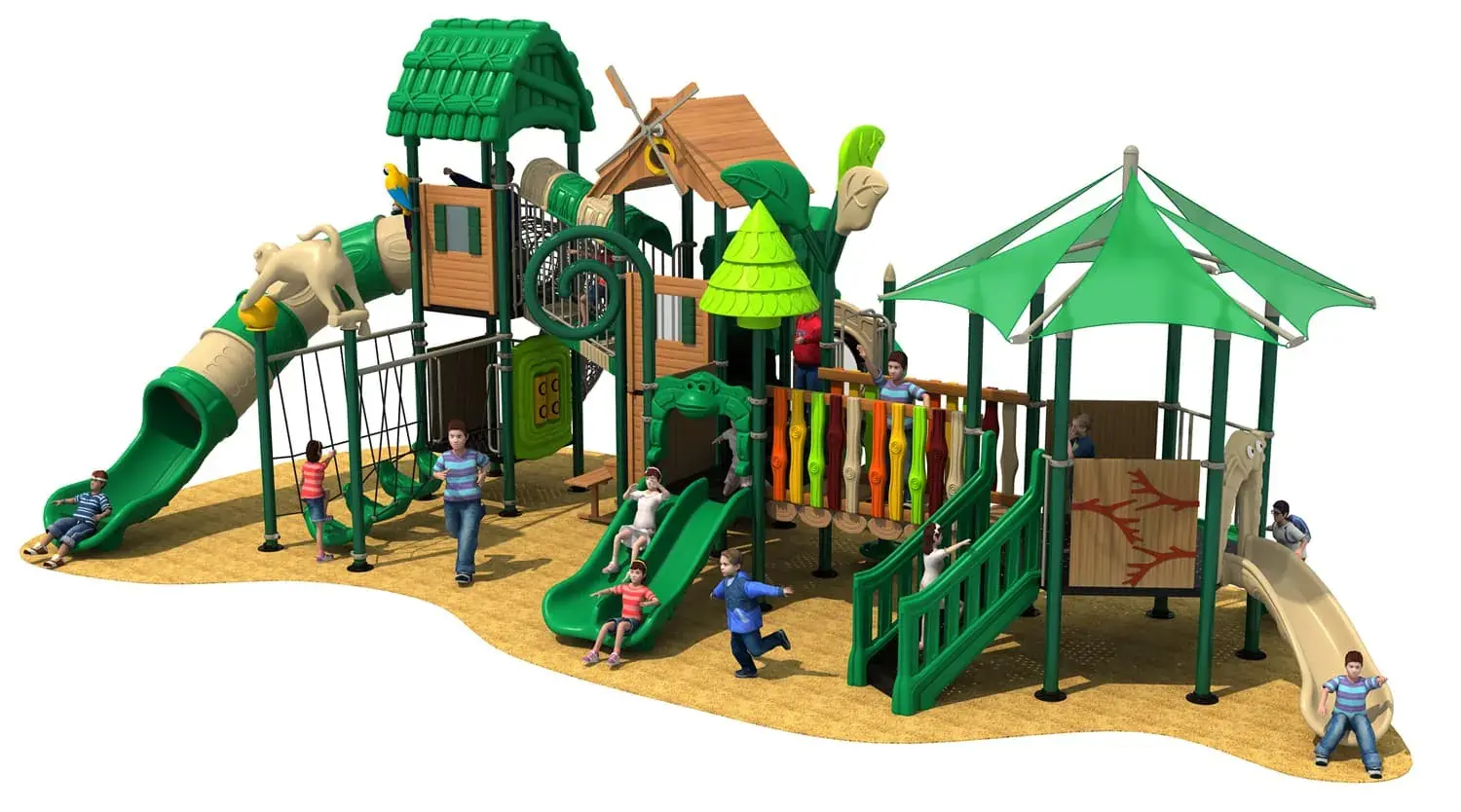 Forest Paradise HD-HSL024 - Children‘s Slide Slide Combination