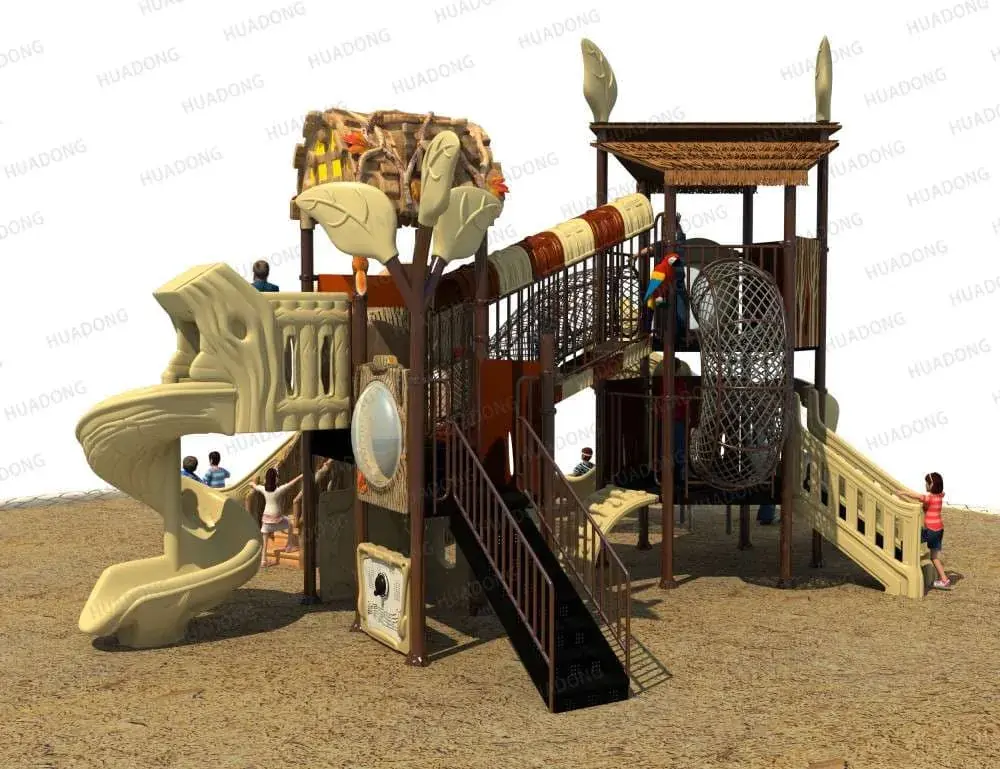 Ancient Tribe HD-HYL003-Children's Slide Slide Combination