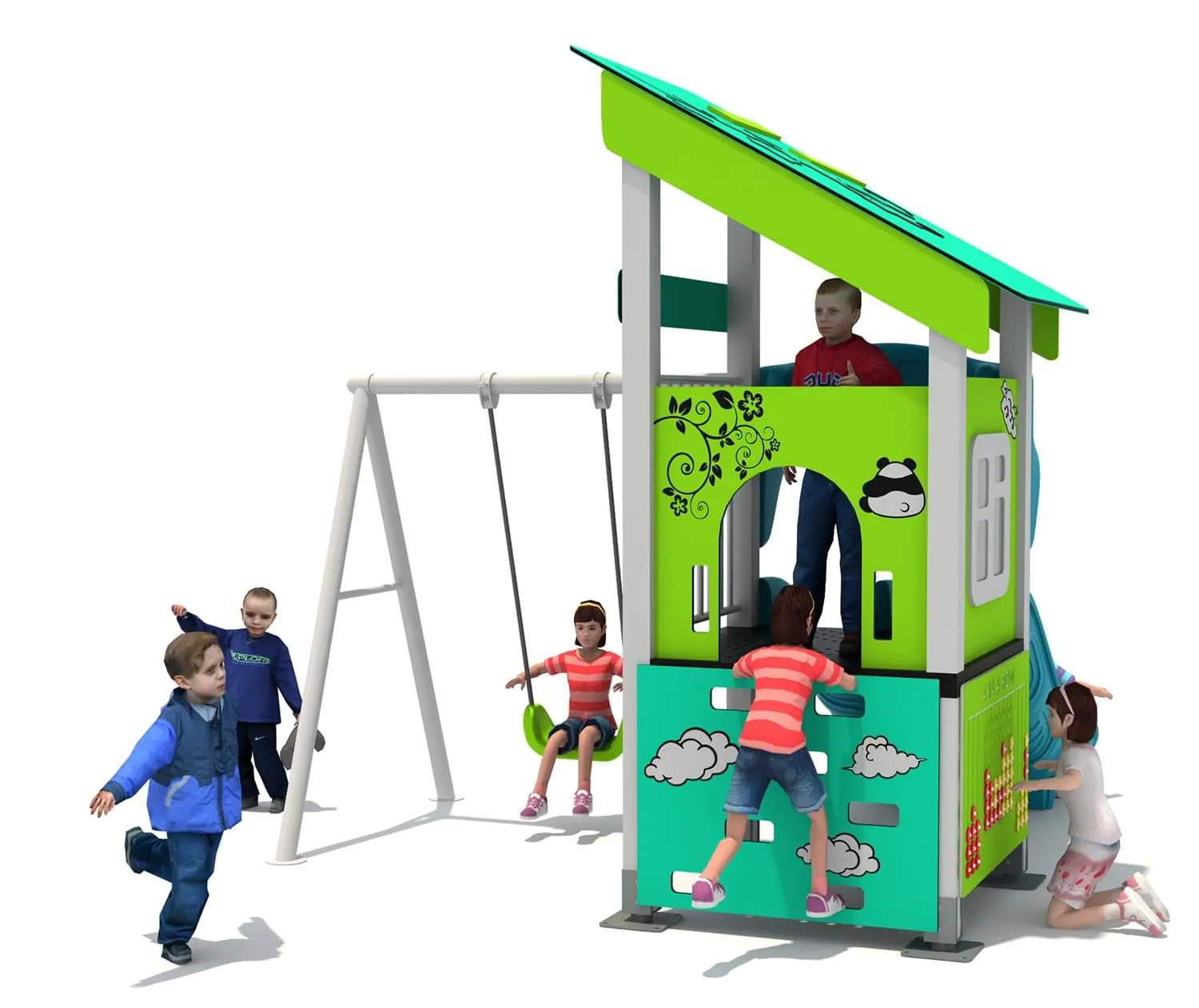 PE Board Series Outdoor Slide HD-LPE074