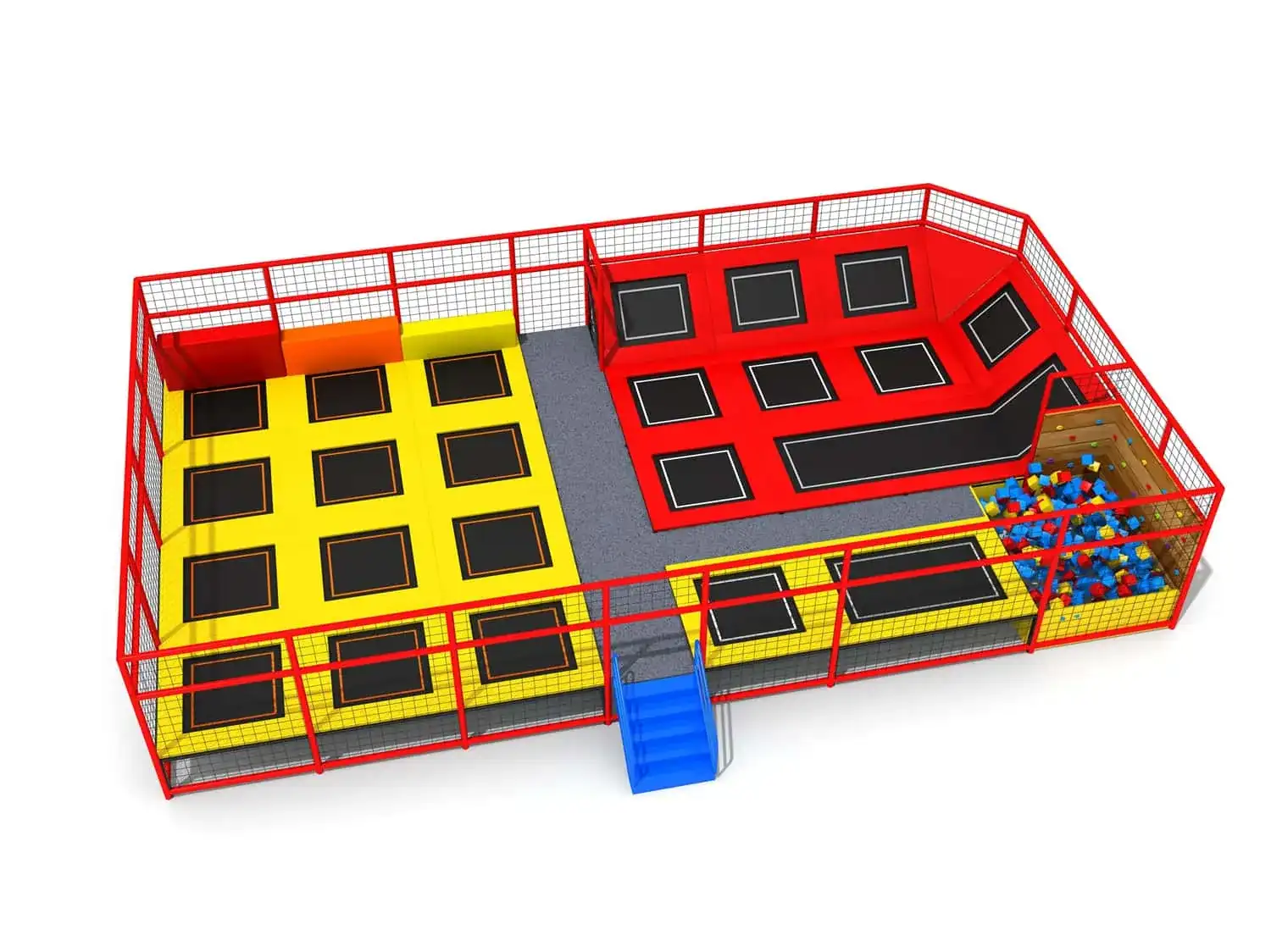 Comprehensive Combination Trampoline Playhouse HD-SBC051