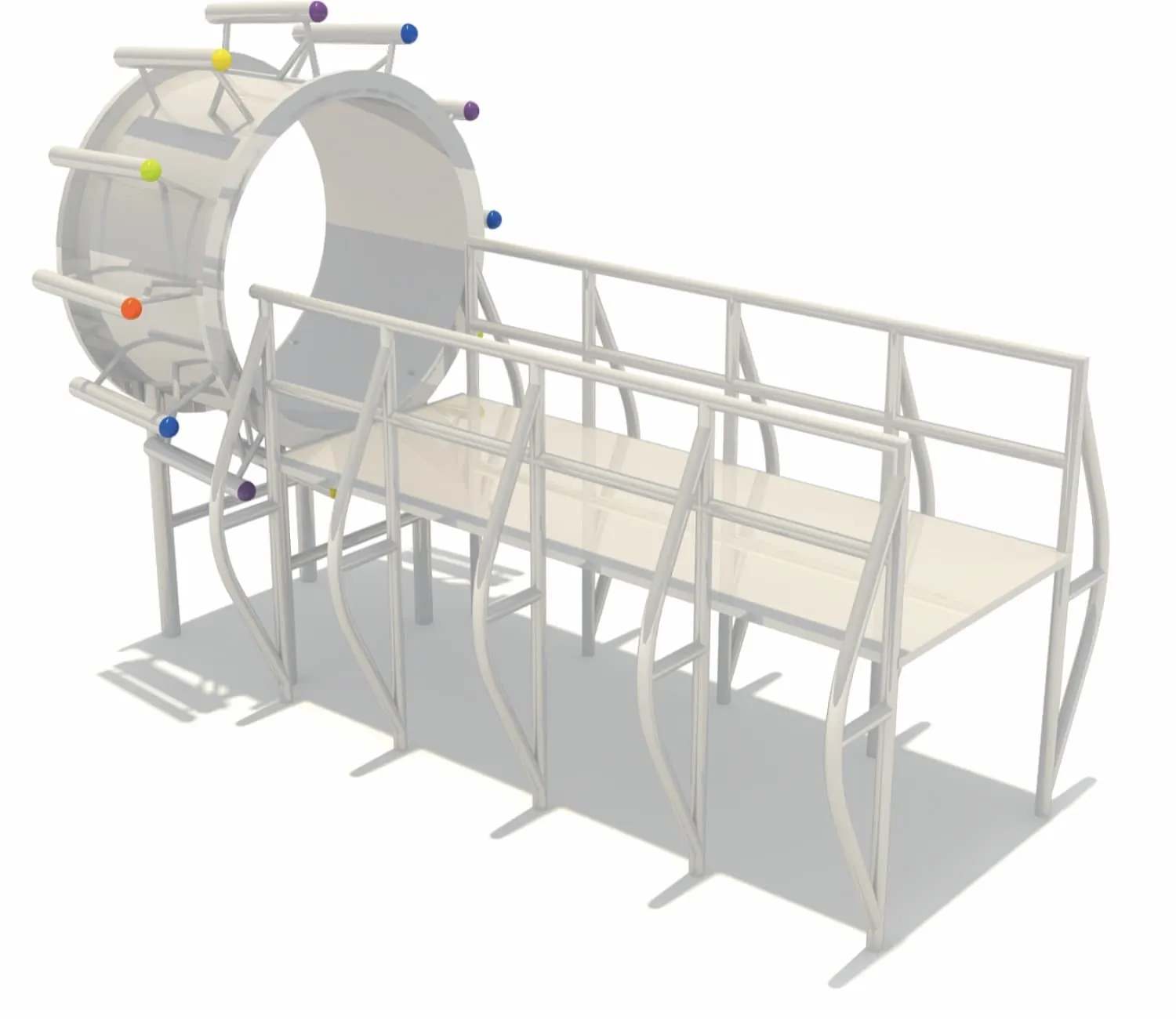 HD-MSS018-Fun Water Wheel Play Equipment