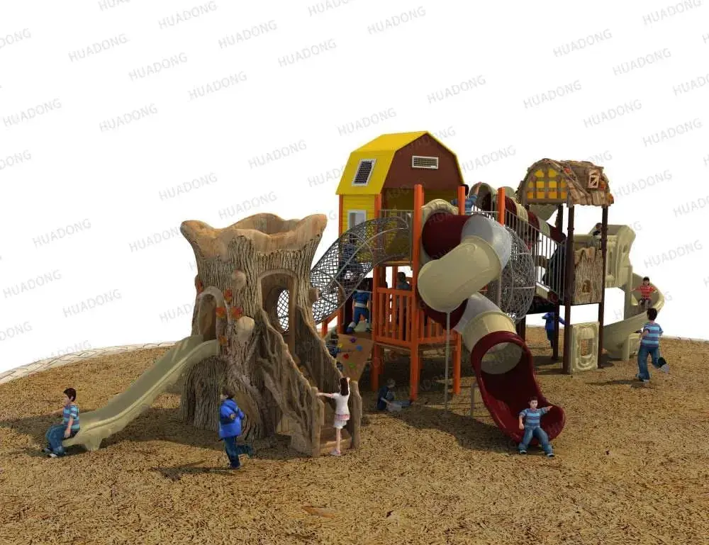 Ancient tribe HD-HYL005-Children's Slide Slide Combination
