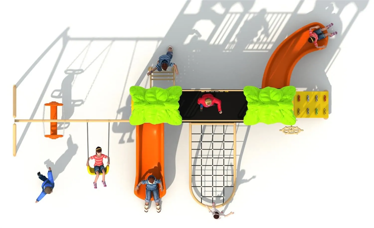 Garden Series HD-LHY042 - Children‘s Slide Slide Combination