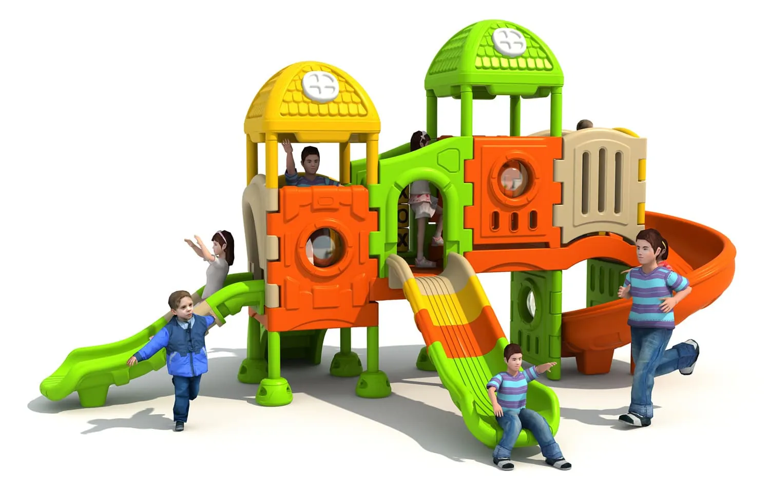 Large All-Plastic HD-LSL028 Children‘s Slide Slide Combination