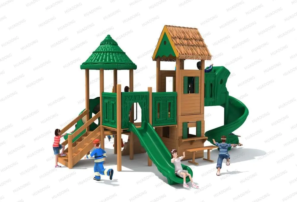 Bamboo Garden Landscape Park HD-MZY007 - Children's Slide Slide Combination