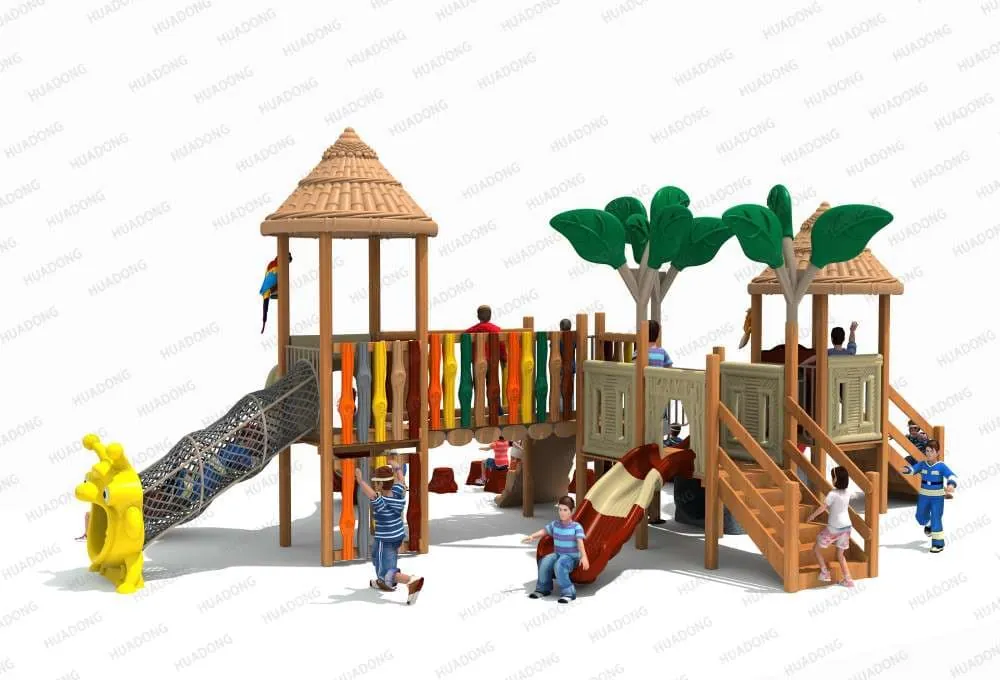 Bamboo Garden Landscape Park HD-MZY008 - Children's Slide Slide Combination