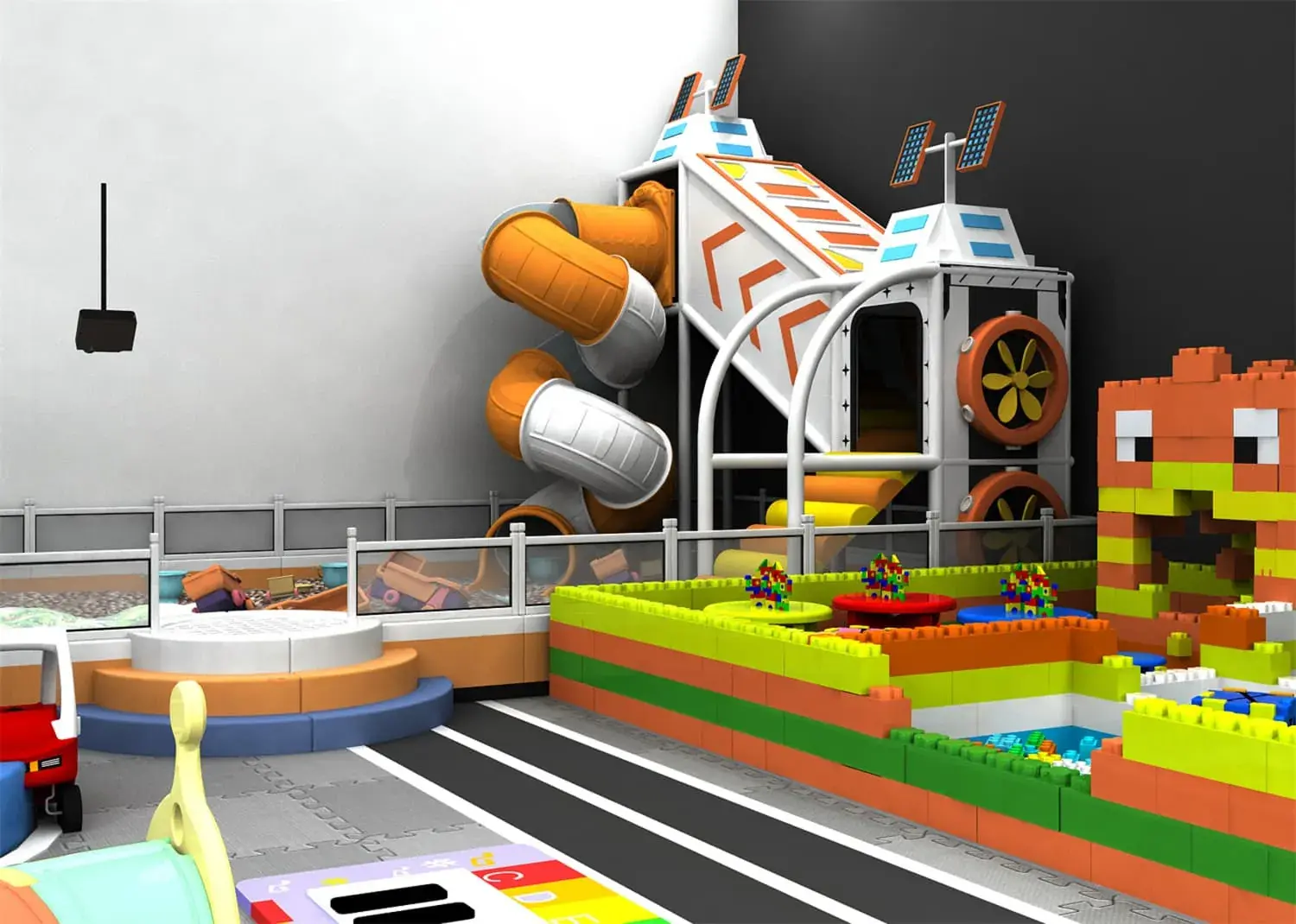 Children's Amusement Park with a Space Exploration Theme HD-TTB123