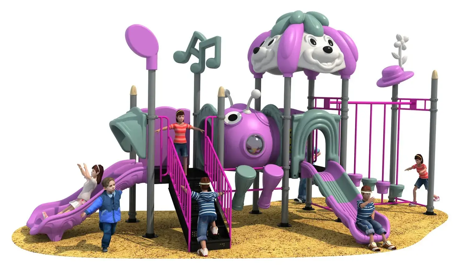 Happy Mouse HD-HDL028 - Children‘s Slide Slide Combination