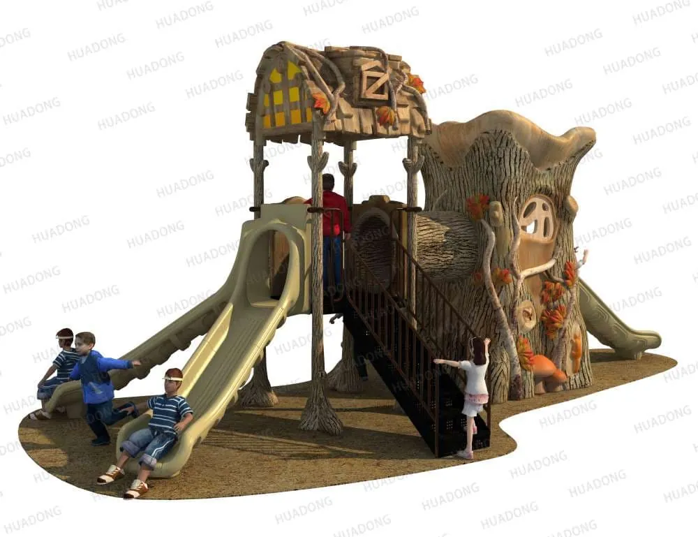 Ancient tribe HD-HYL006-Children's Slide Slide Combination