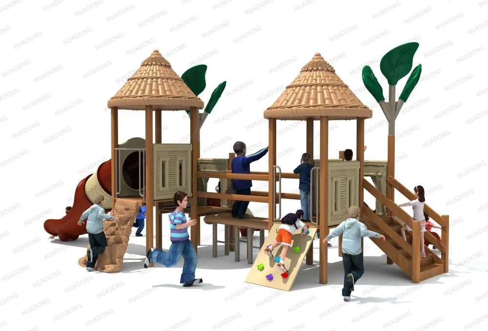 Bamboo Garden Landscape Park HD-MZY010 - Children's Slide Slide Combination