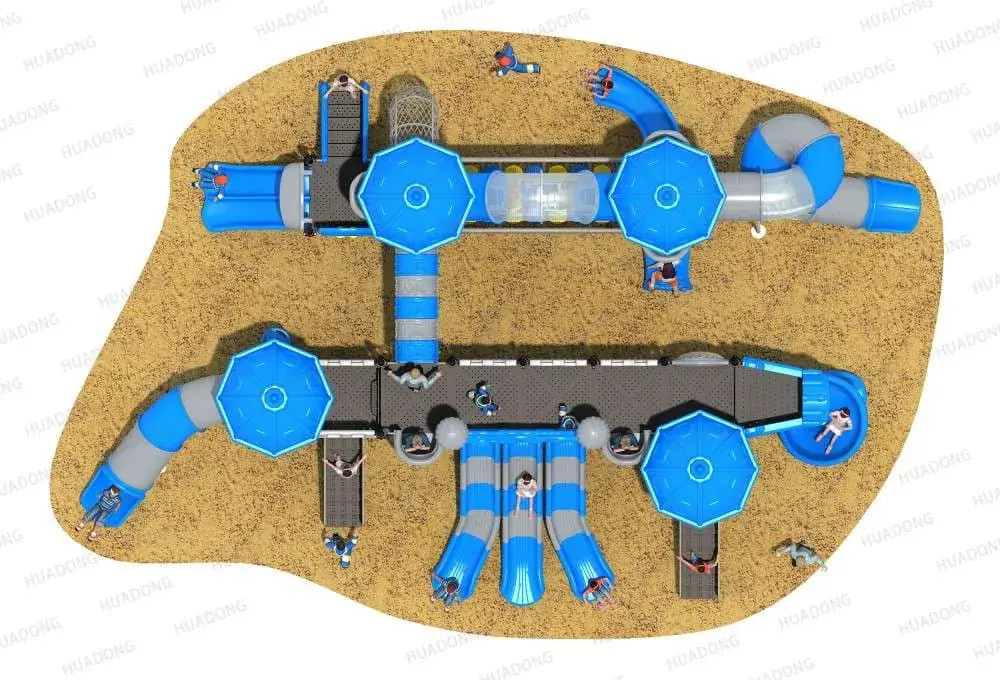 European-Korean Castle HD-HOH005 - Children's Slide, Slide Combination