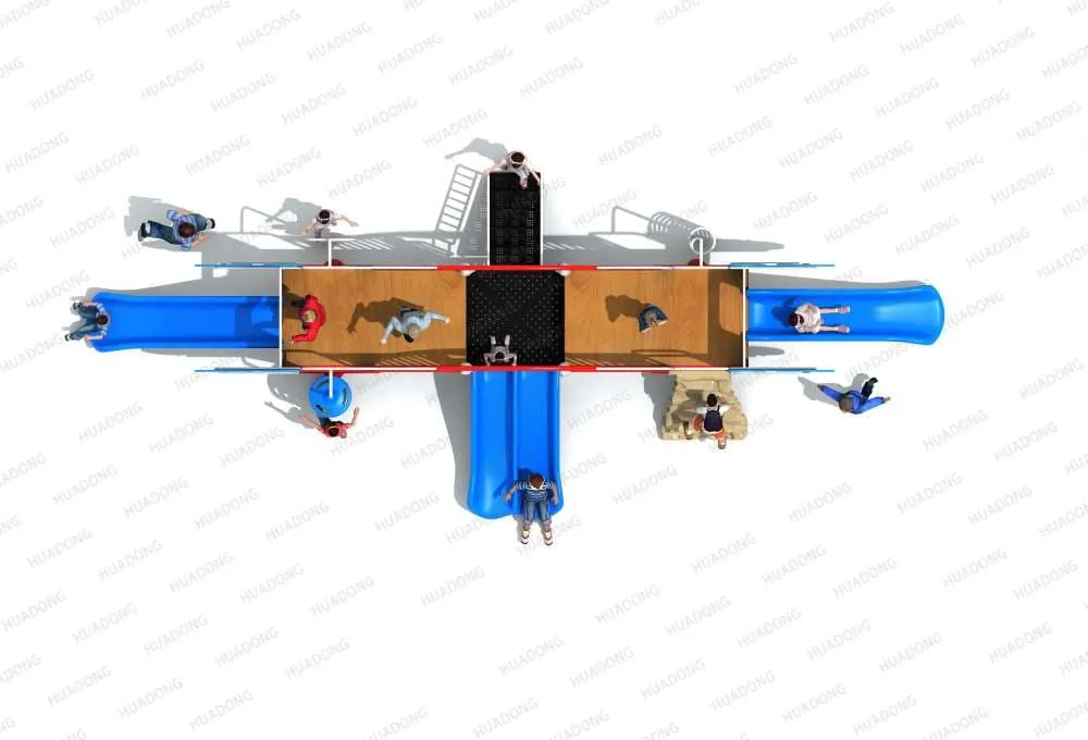 Environmental PE Board HD-LPE023-Children's Slide Slide Combination