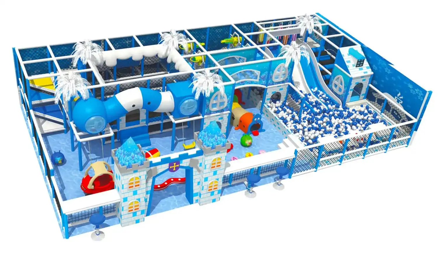 Nature Series Ocean Theme Ball Pit Indoor Playground for Kids HD-TTB157