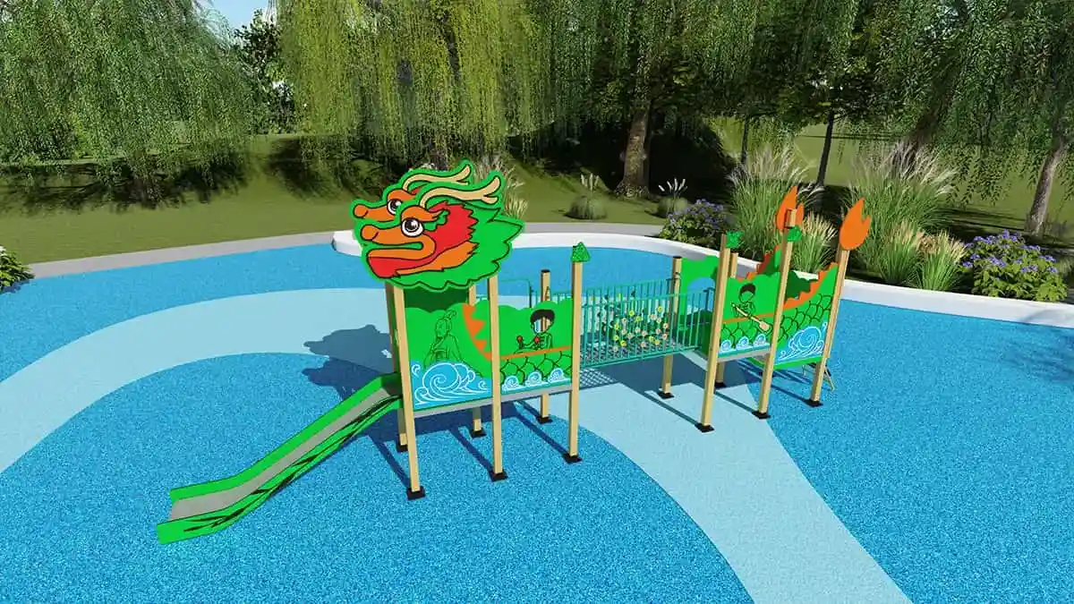 New Product Recommendation|HuaDongPlay Amusement launched the Dragon Boat Festival Dragon Boat Park theme amusement