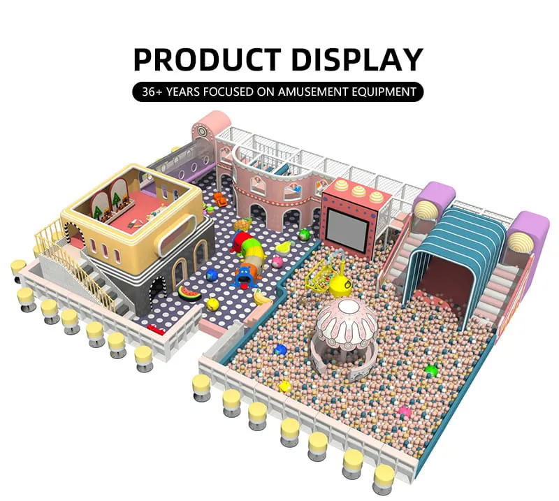 Indoor customizable children's amusement park
