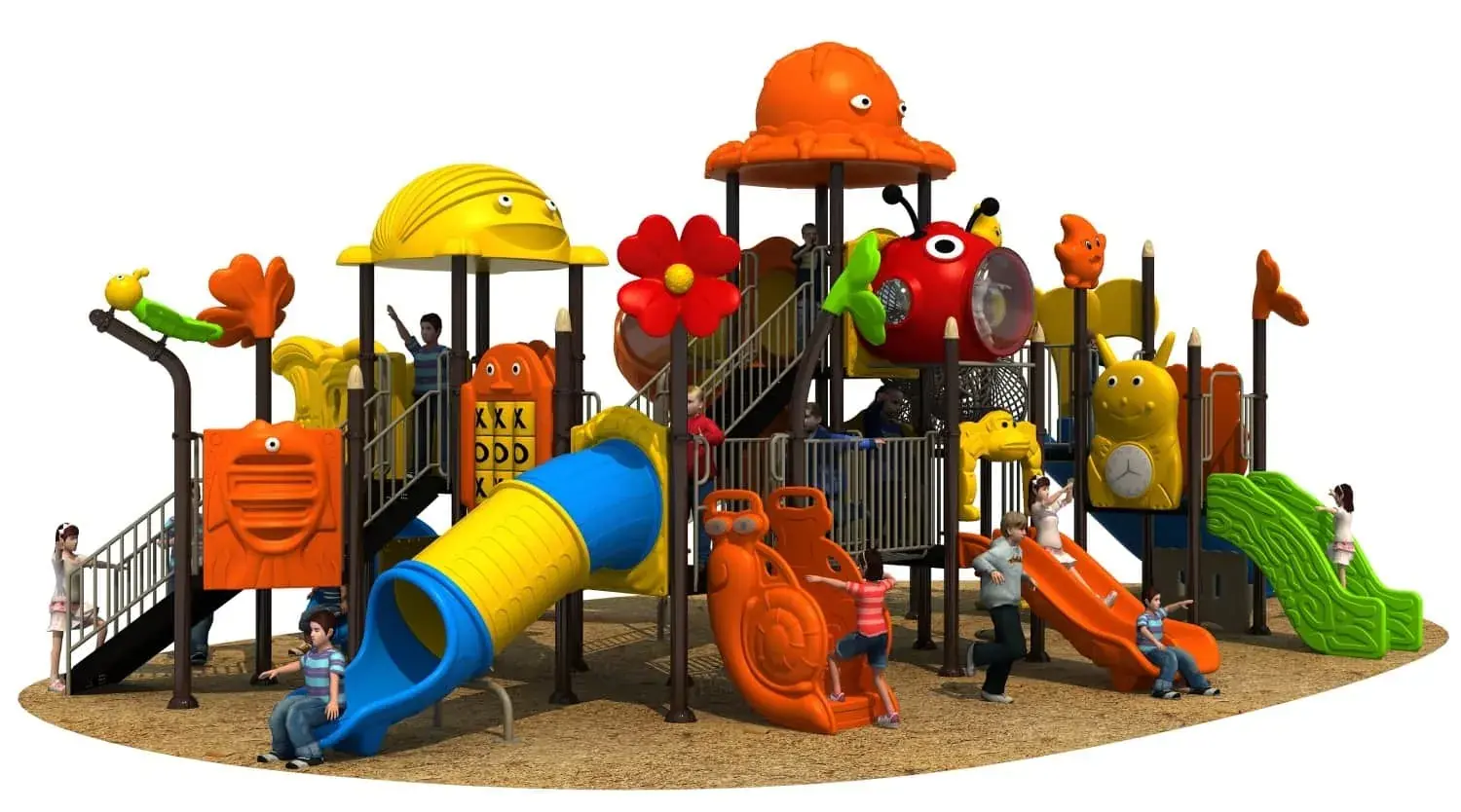 Animal Paradise HD-HDW024 - Children's Slide Slide Combination