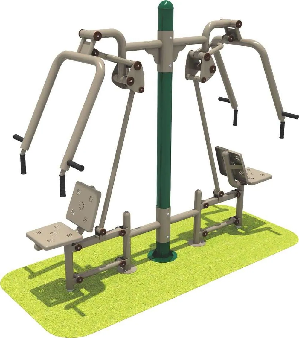 HuaDongPlay Fitness Equipment Dual Seated Chest Press-HD-SJS067
