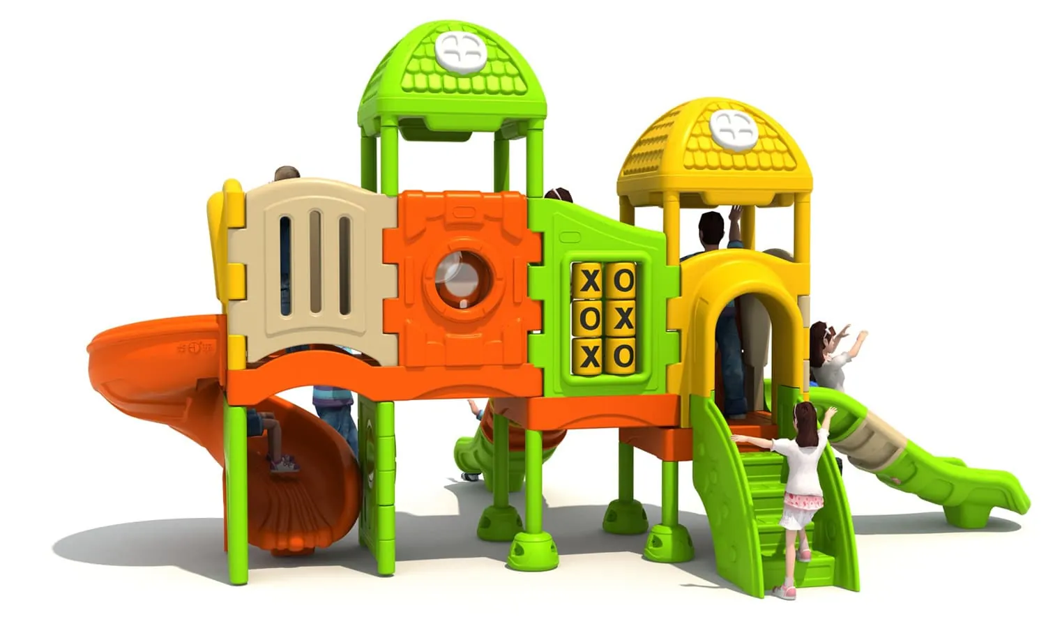 Large All-Plastic HD-LSL027 Children‘s Slide Slide Combination