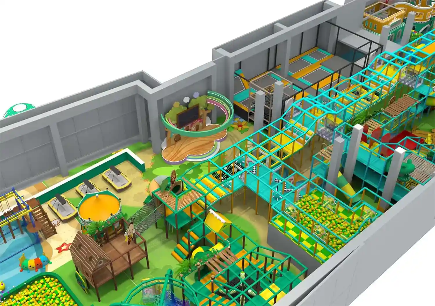 Nature Series Indoor Comprehensive Playground for Children HD-TTB140