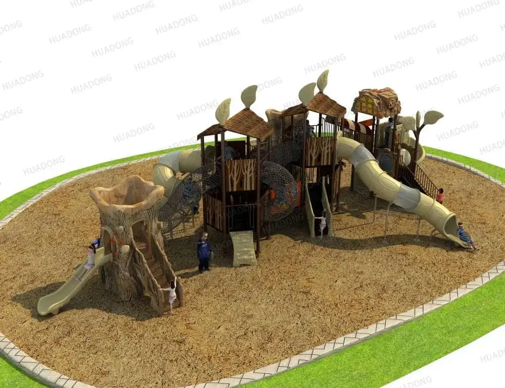 Ancient tribe HD-HYL004-Children's Slide Slide Combination