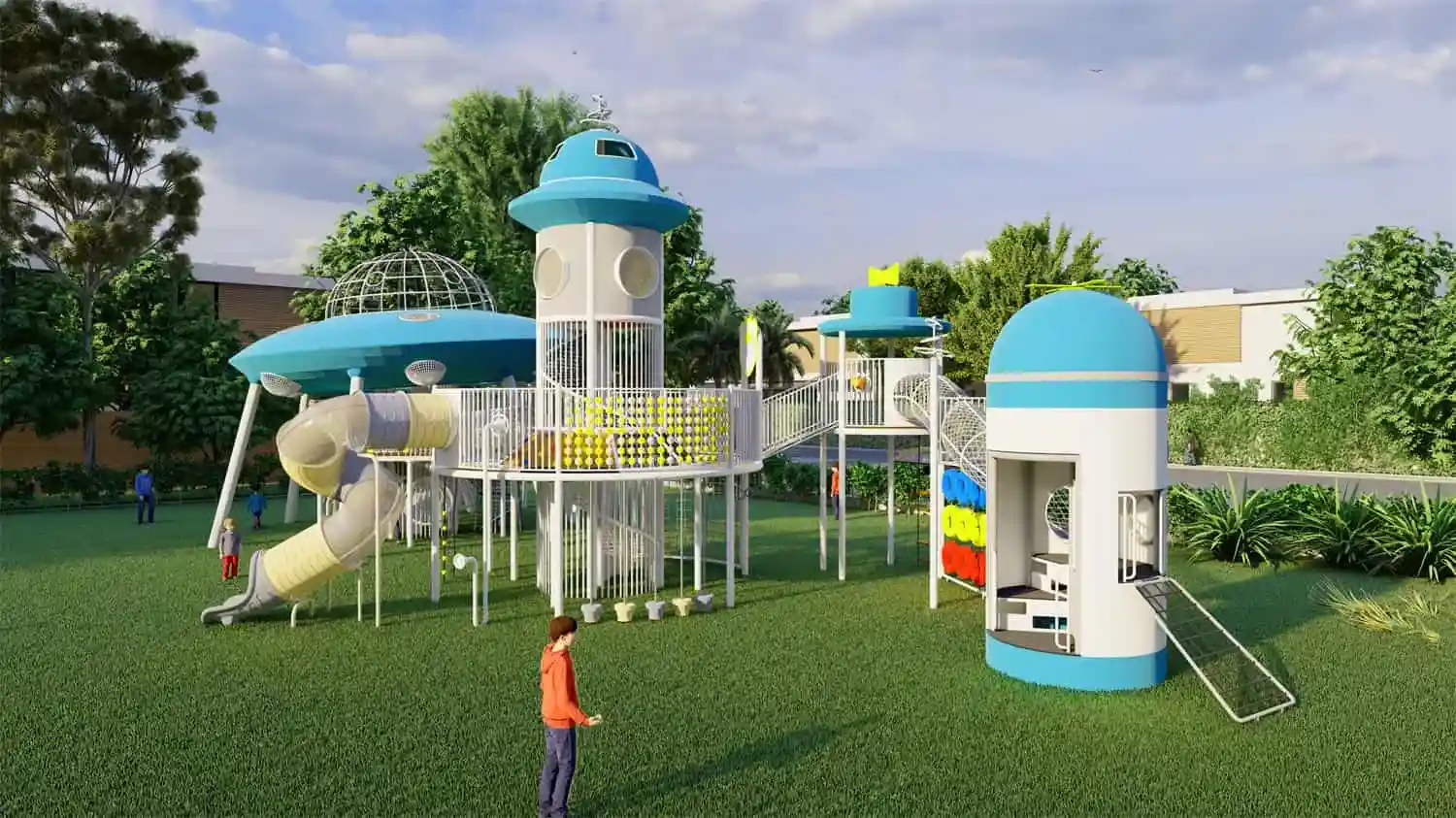 Customized Theme Park HD-DZT115-Space base