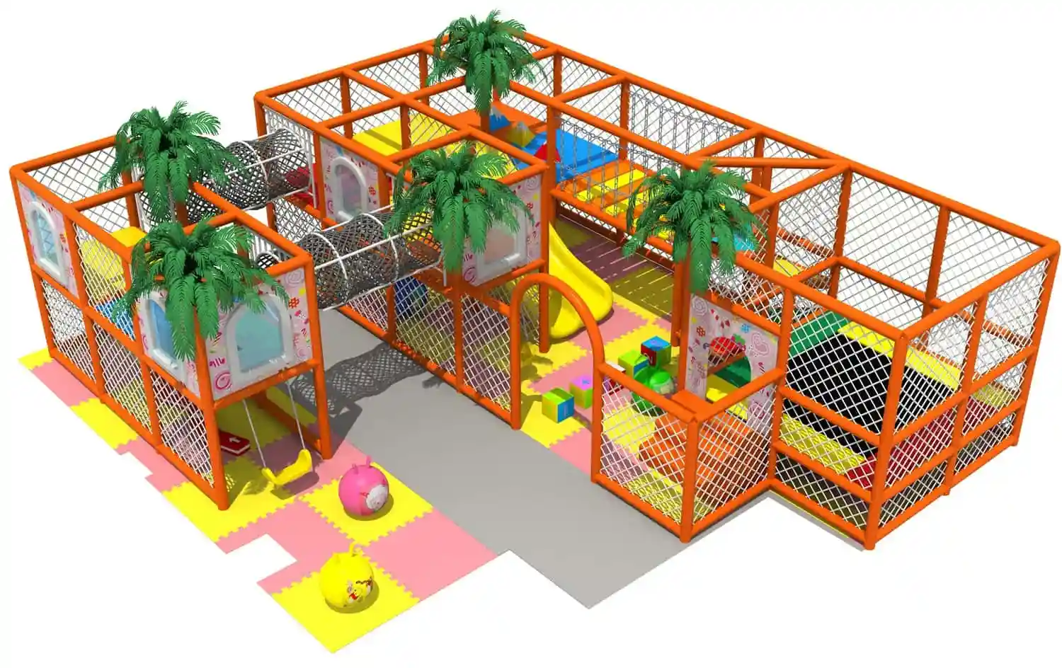 Nature Series Indoor Trampoline Playground for Kids HD-TTB156