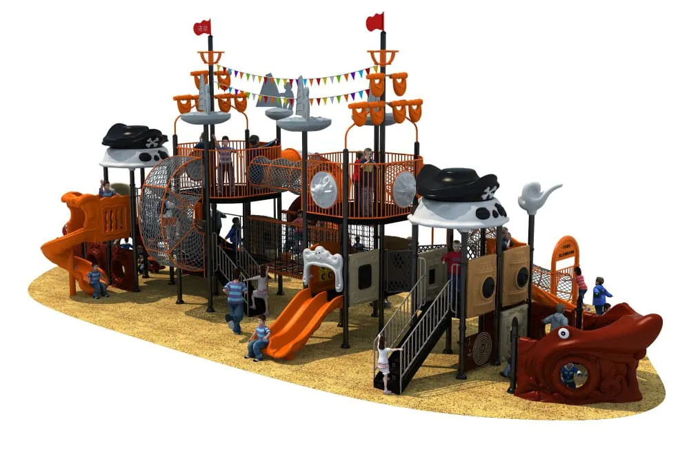 Pirate Ship HD-HDD017 - Children's Slide Slide Combination