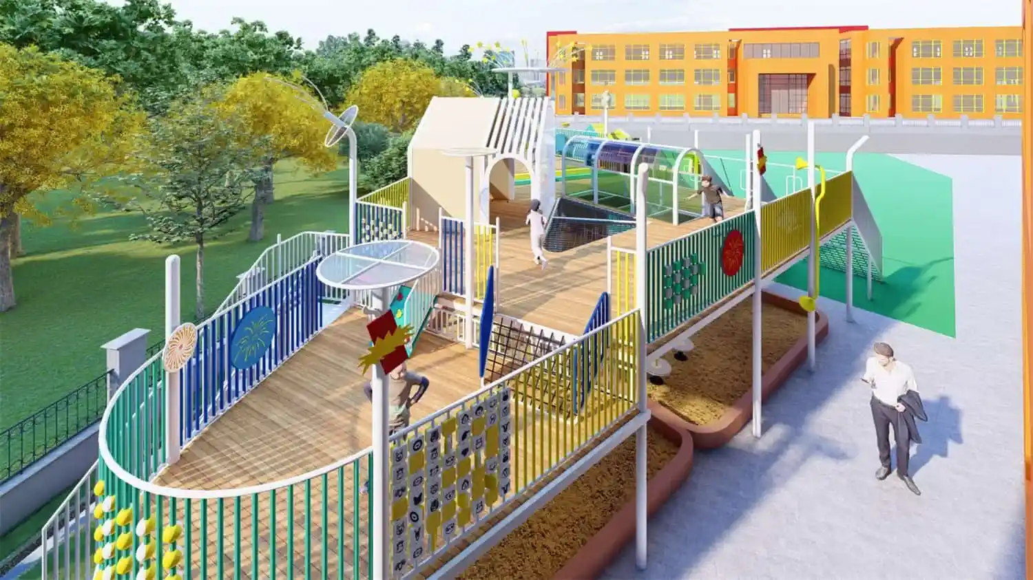 Customized Theme Park HD-DZT113-Rainbow Paradis