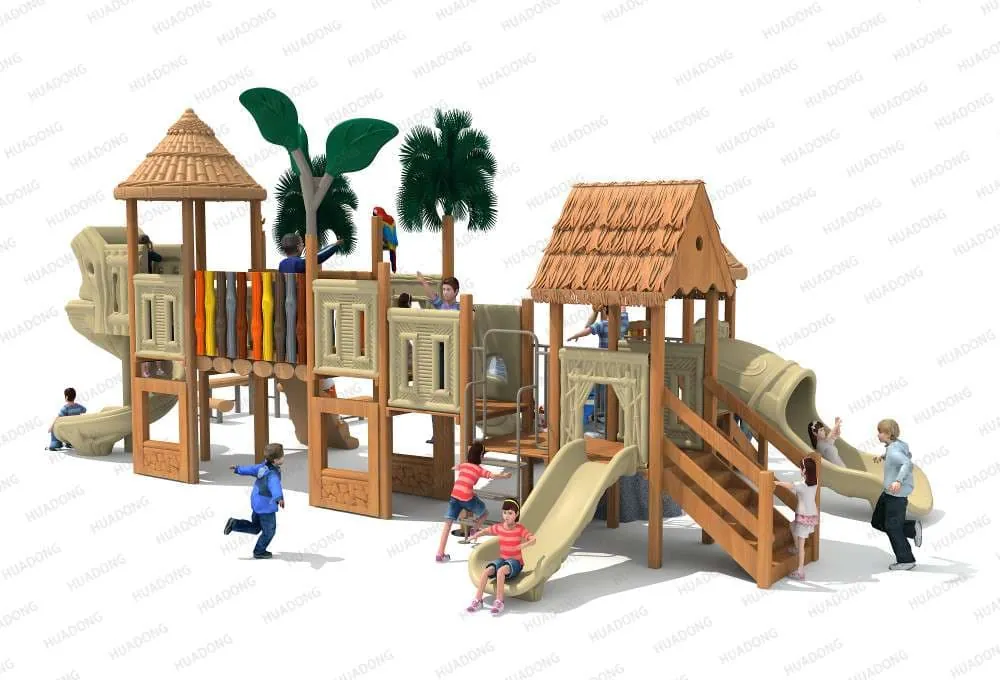 Bamboo Garden Landscape Park HD-MZY002 - Children's Slide Slide Combination