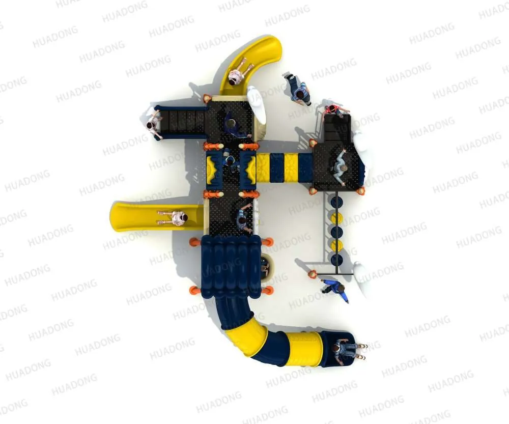 Auspicious Cloud Inverted House HD-HMH005-Children's Slide Slide Combination