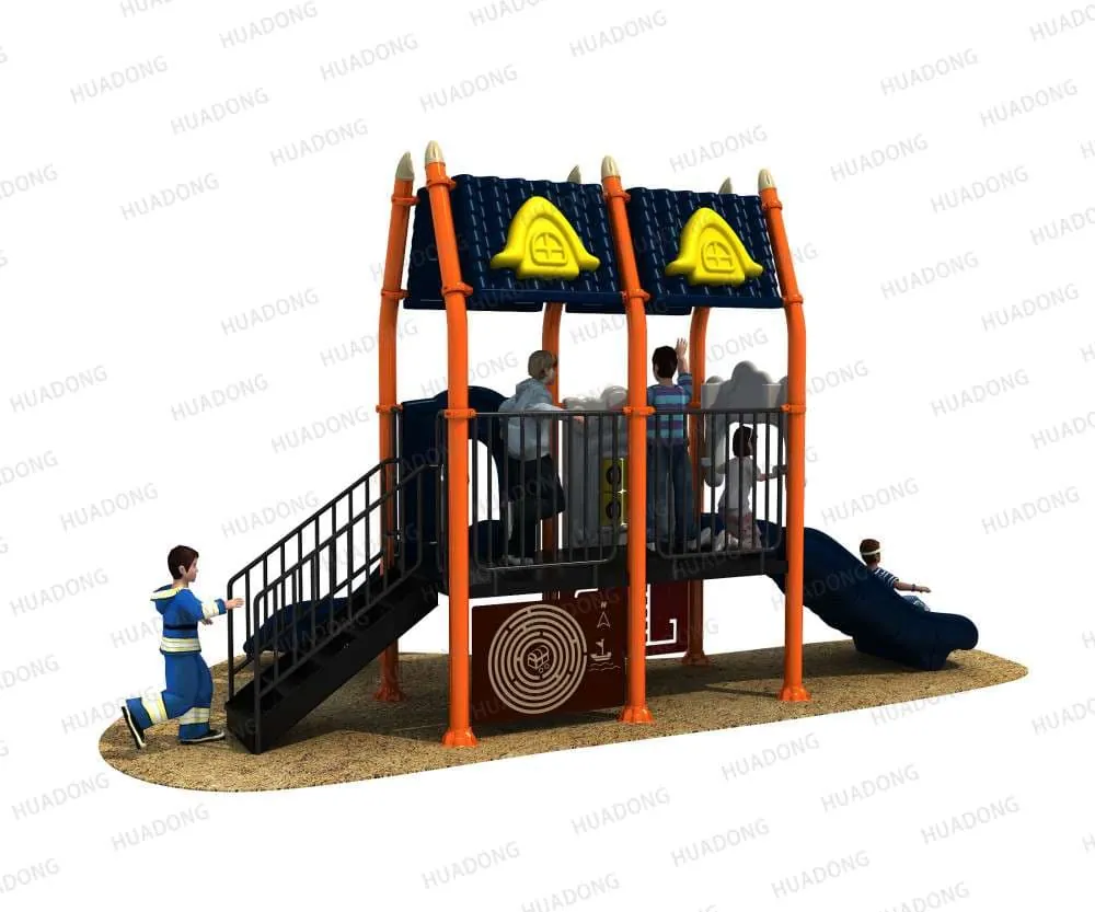 Auspicious Cloud Inverted House HD-HMH007-Children's Slide Slide Combination